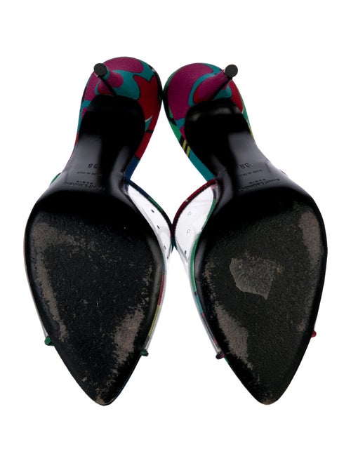 Saint Laurent PVC Printed Slides