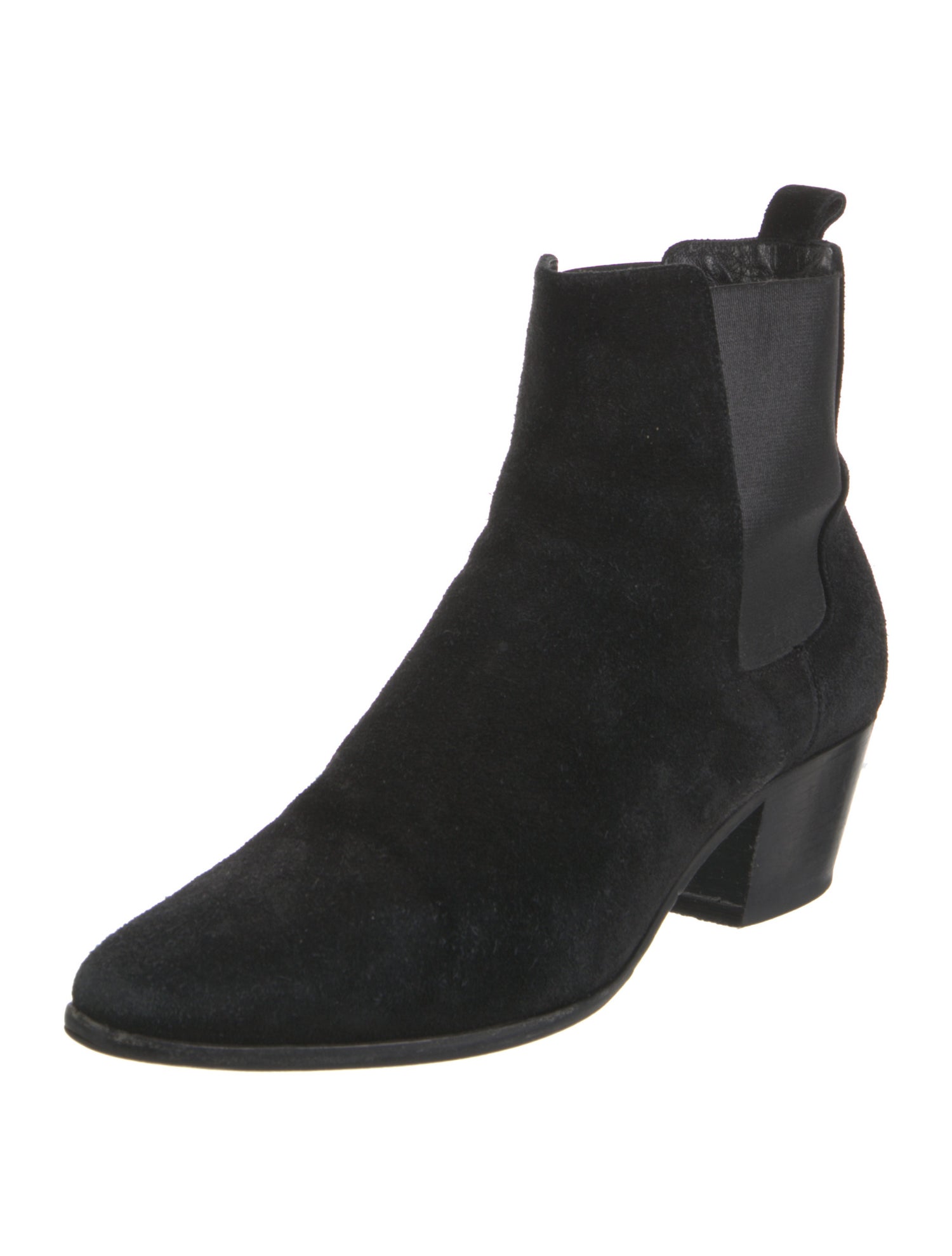 Saint Laurent Suede Chelsea Boots