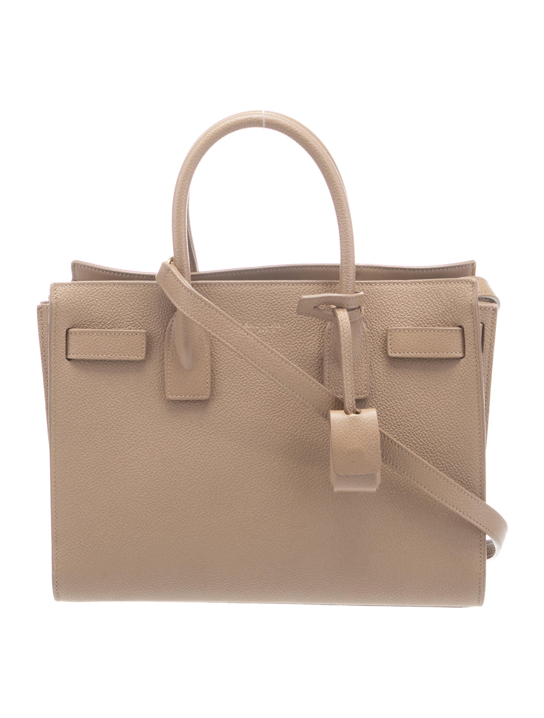 Saint Laurent Leather Sac De Jour Baby