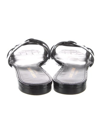 Saint Laurent Patent Leather Slides