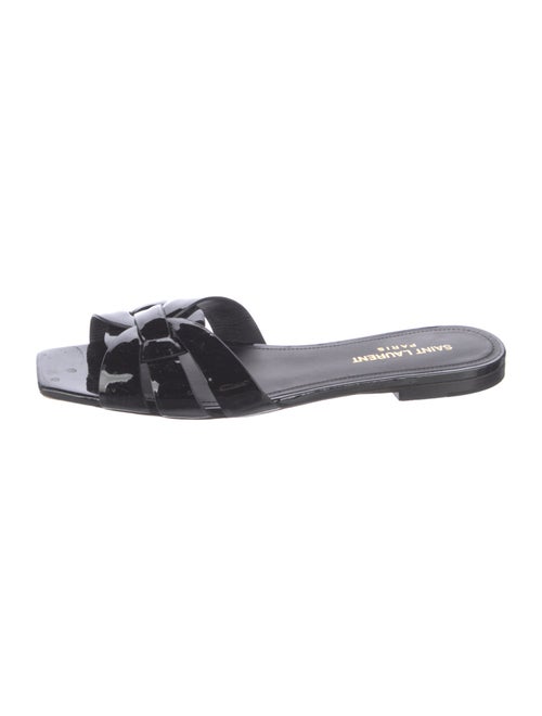 Saint Laurent Patent Leather Slides