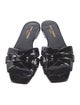 Saint Laurent Patent Leather Slides