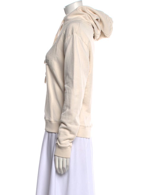 Saint Laurent Graphic Print Crew Neck Hoodie