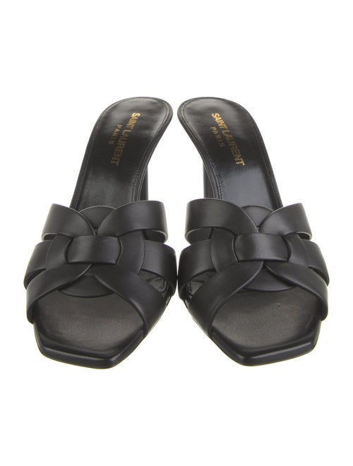 Saint Laurent Leather Slides