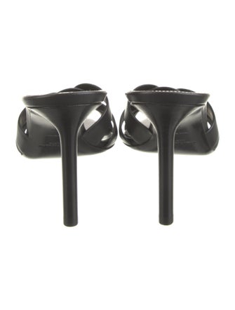 Saint Laurent Leather Slides