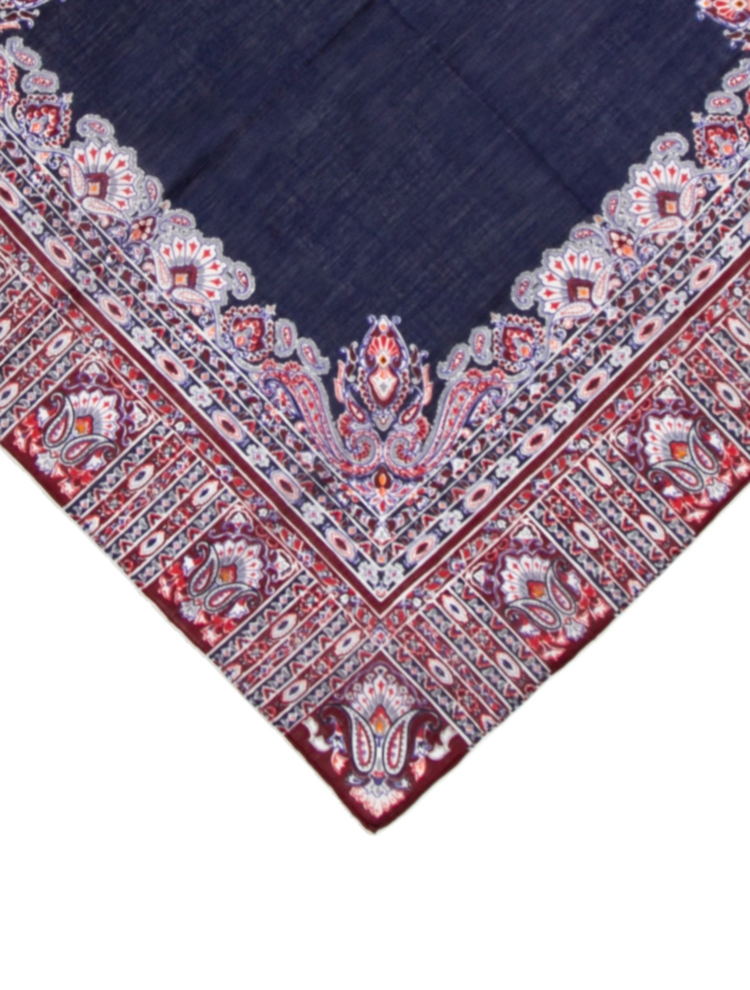 Saint Laurent Paisley Print Scarf