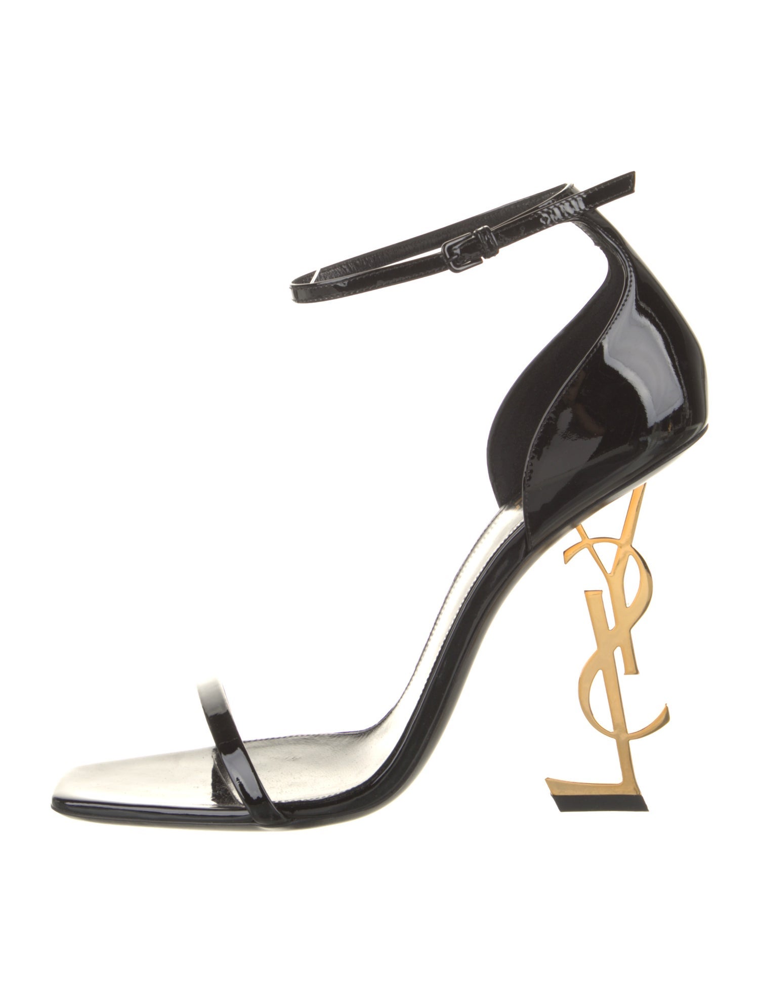 Saint Laurent Patent Leather Sandals