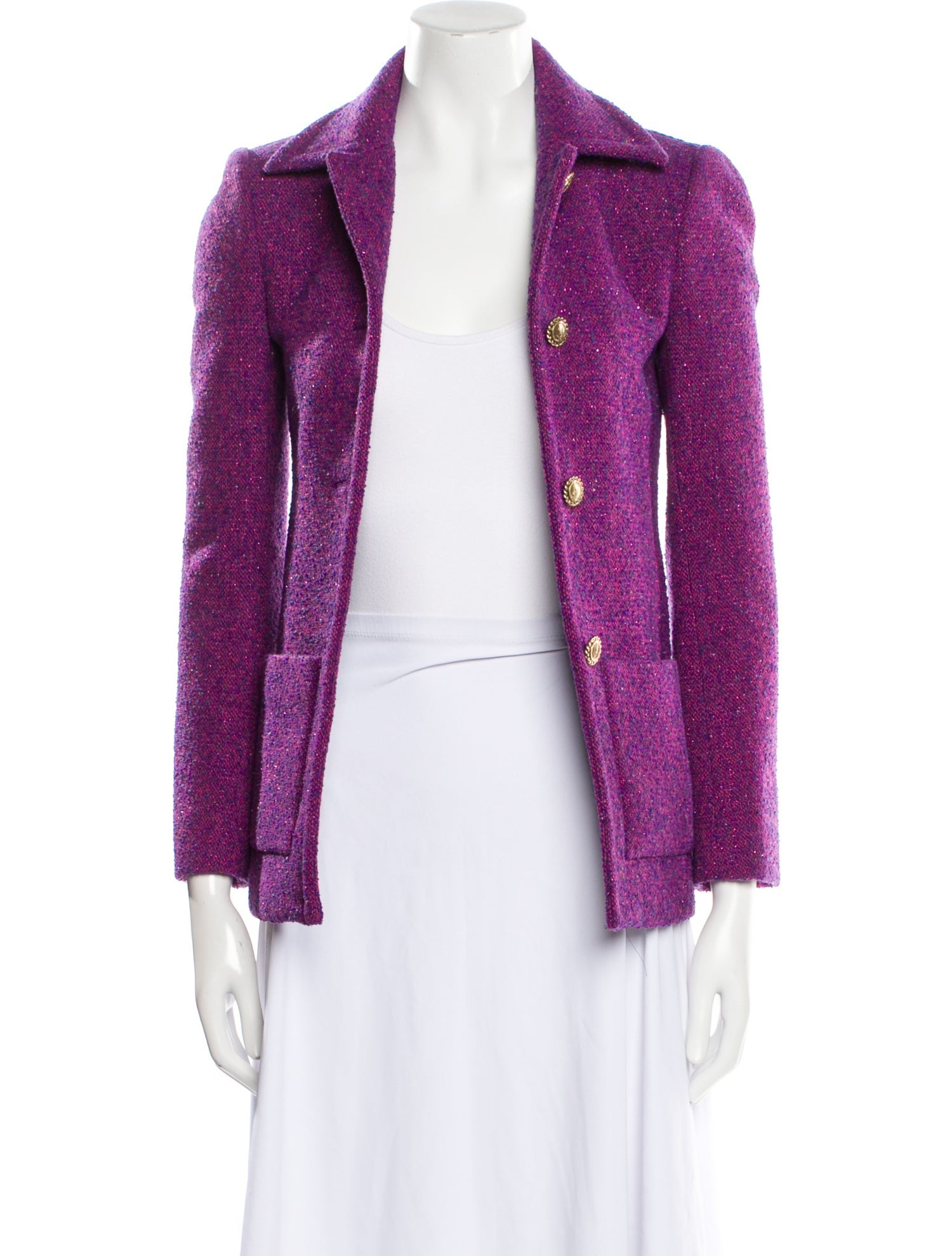 Saint Laurent 2021 Printed Evening Jacket