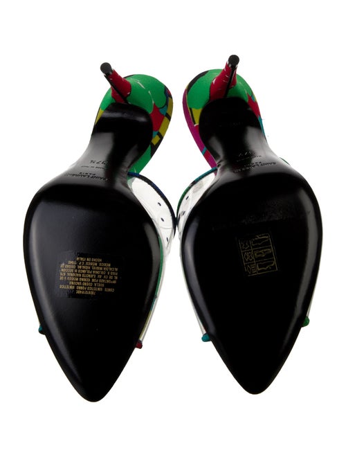 Saint Laurent PVC Printed Slides