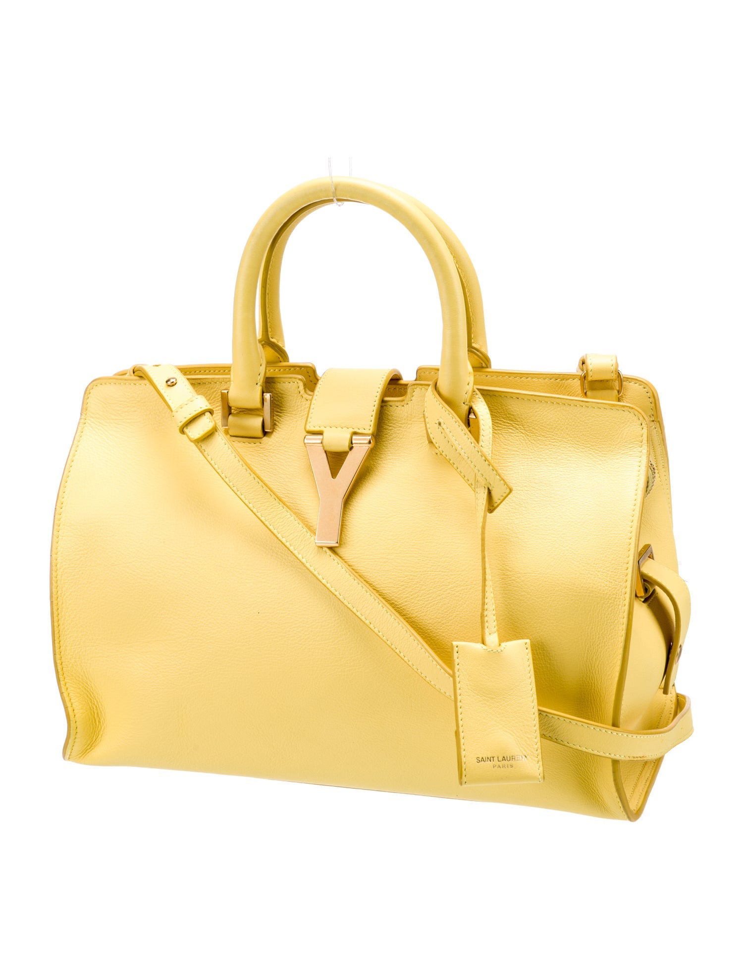 Saint Laurent Leather Y Cabas Small