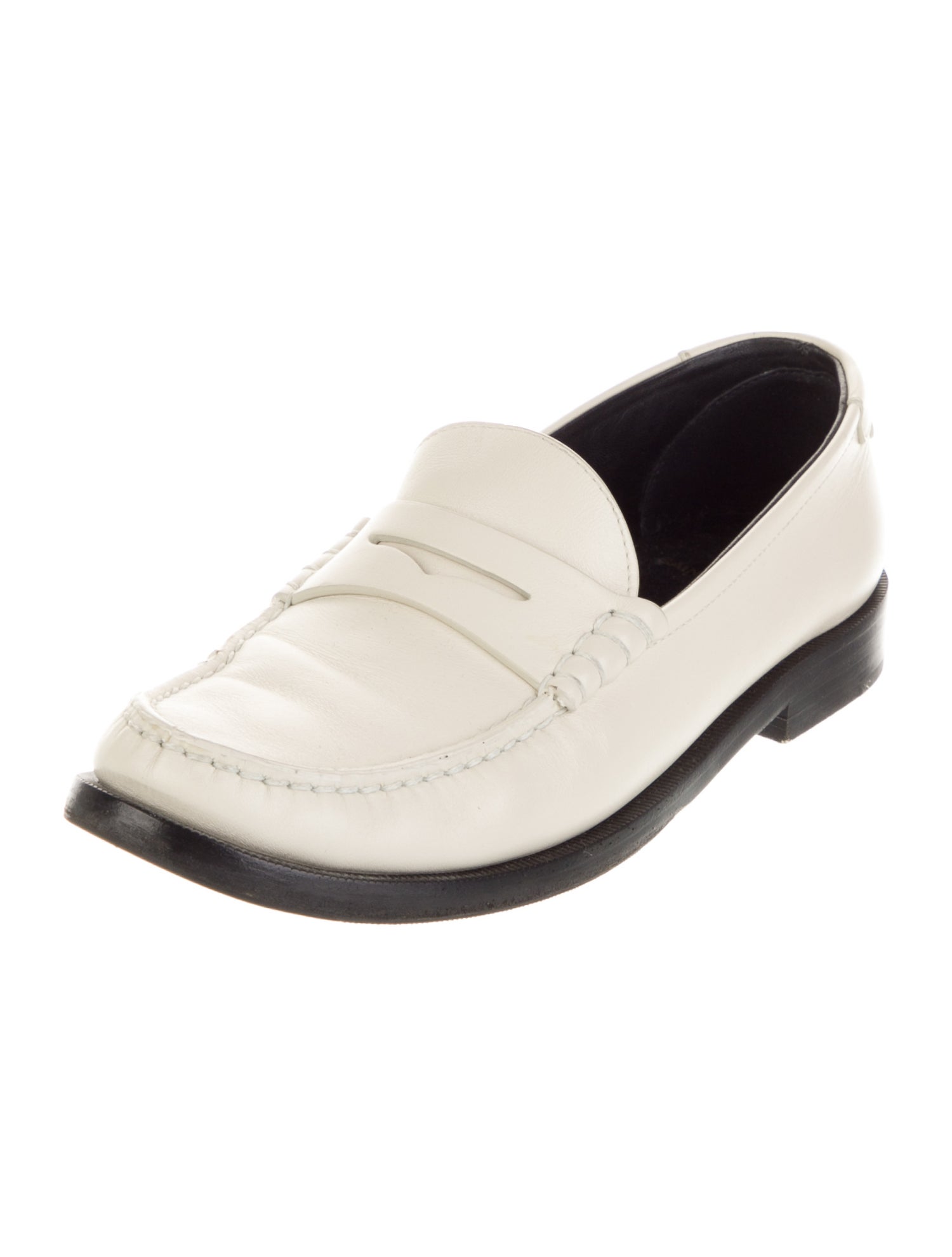 Saint Laurent Leather Loafers