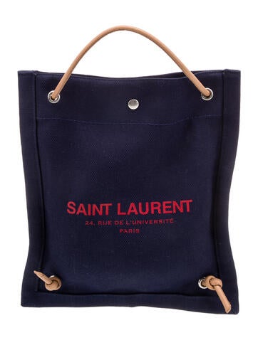 Saint Laurent Crossbody Bags Canvas Tote