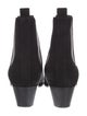 Saint Laurent Suede Chelsea Boots
