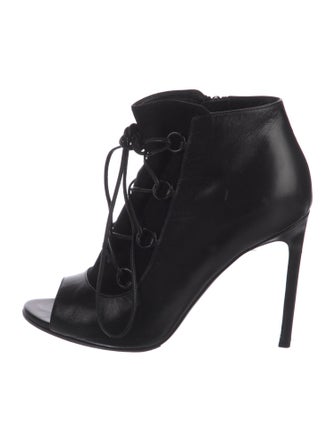 Saint Laurent Leather T-Strap Pumps