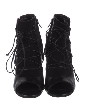 Saint Laurent Leather T-Strap Pumps