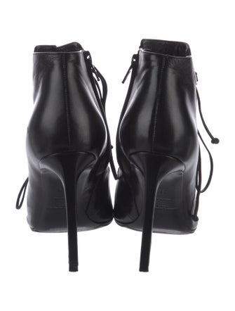 Saint Laurent Leather T-Strap Pumps