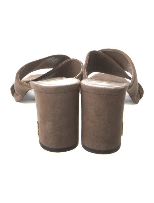 Saint Laurent Suede Slides