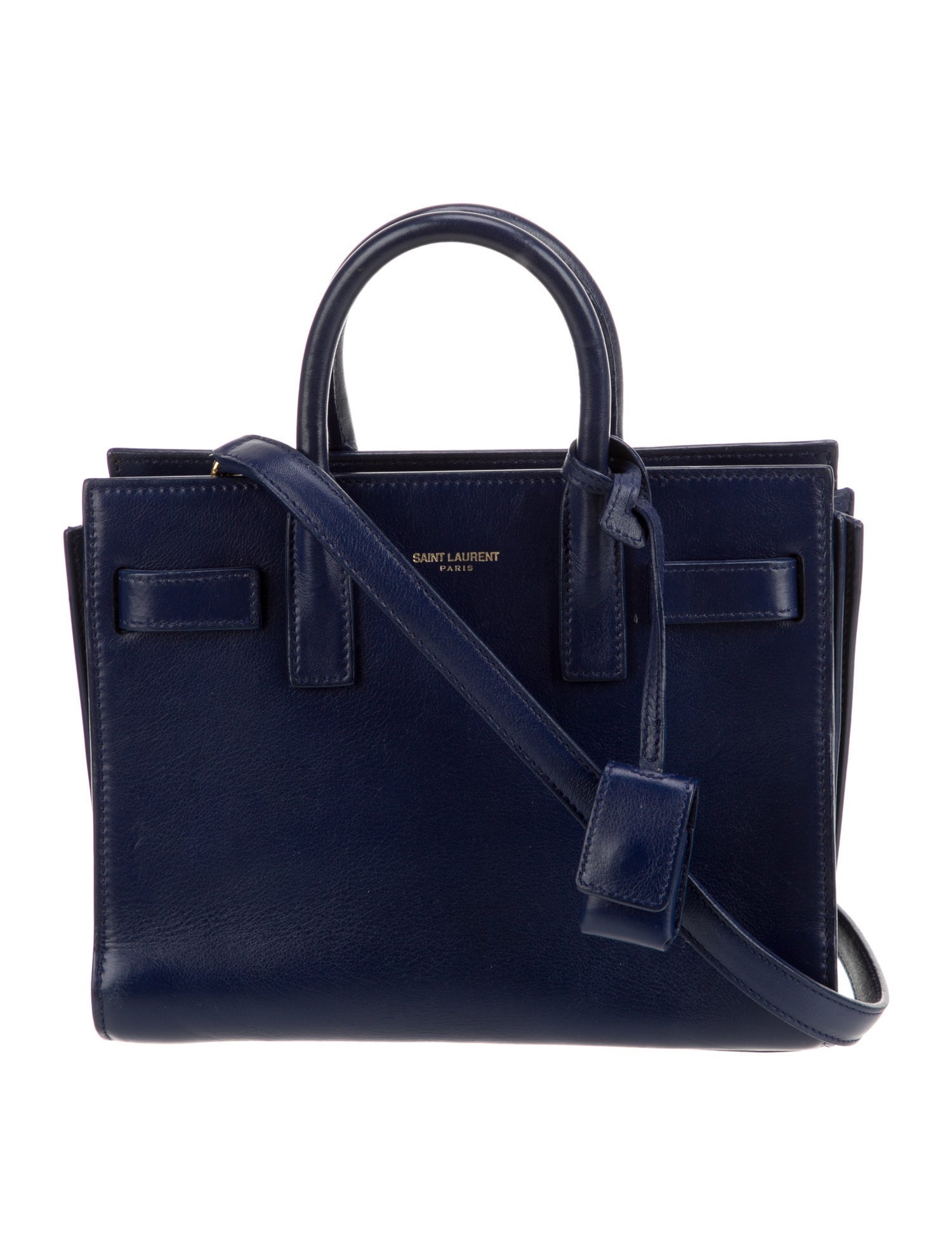 Prada Saffiano Leather Galleria Double Zip - Blue Handle