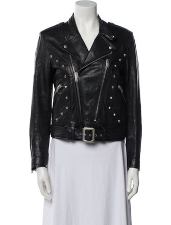 Saint Laurent Leather Biker Jacket