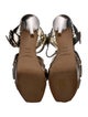Saint Laurent Patent Leather T-Strap Sandals