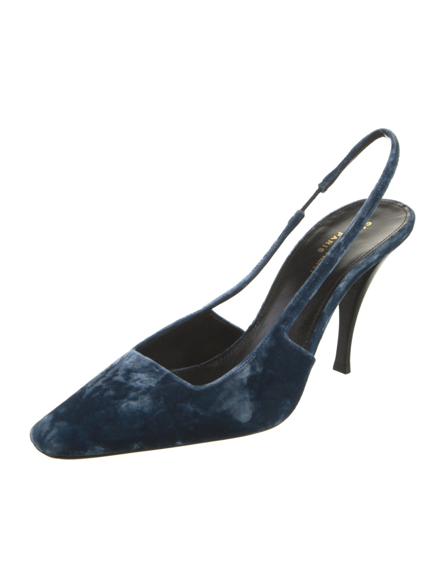 Saint Laurent Velvet Slingback Pumps