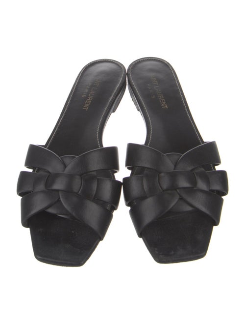 Saint Laurent Leather Slides