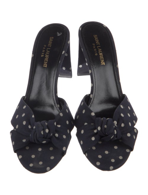 Saint Laurent Canvas Slides