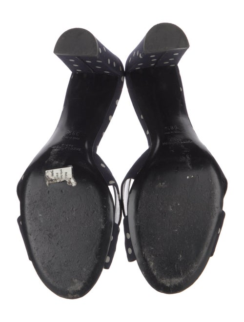 Saint Laurent Canvas Slides