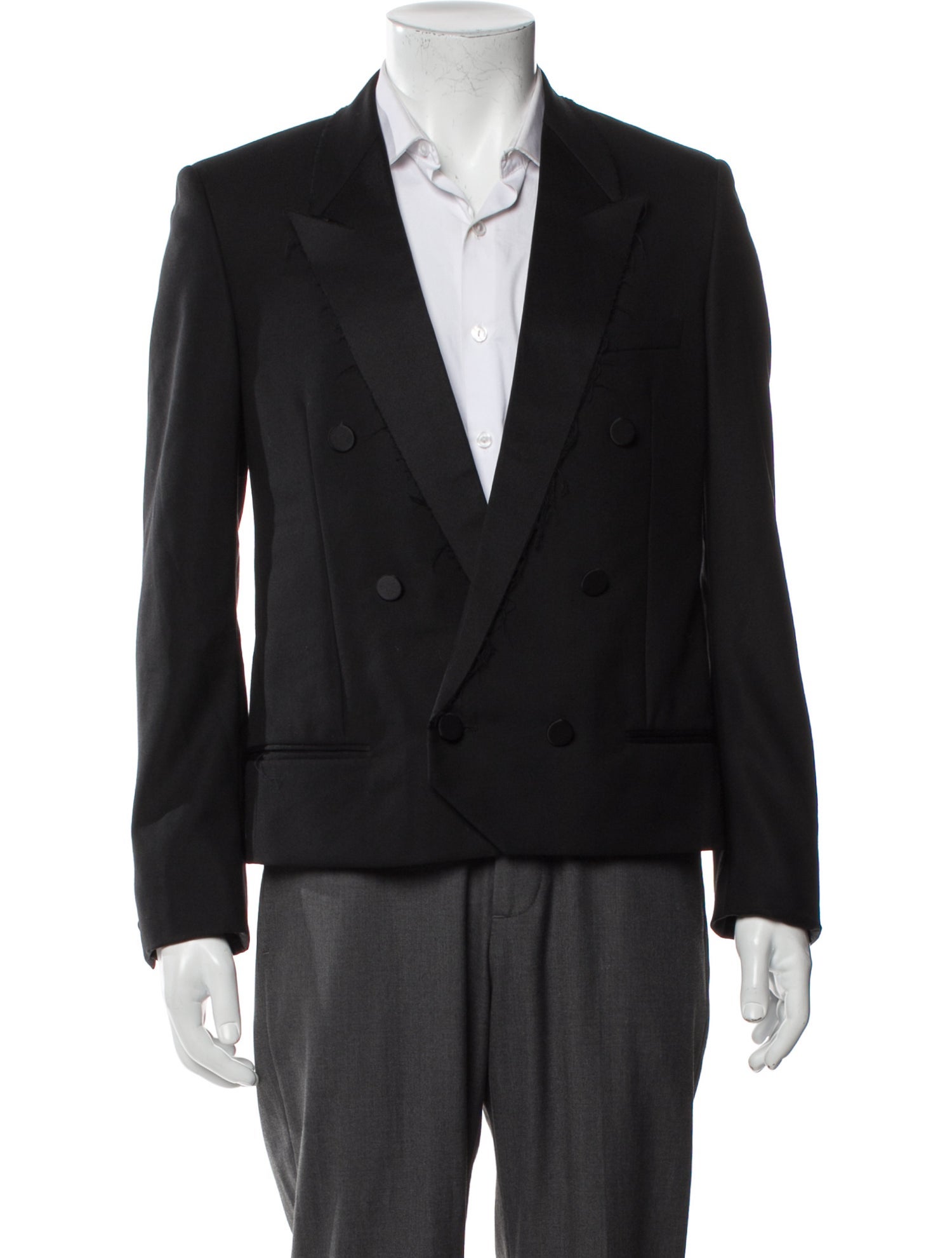 Saint Laurent Wool Peacoat