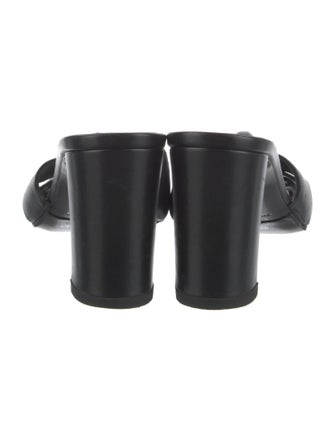 Saint Laurent Leather Slides