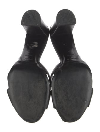 Saint Laurent Leather Slides