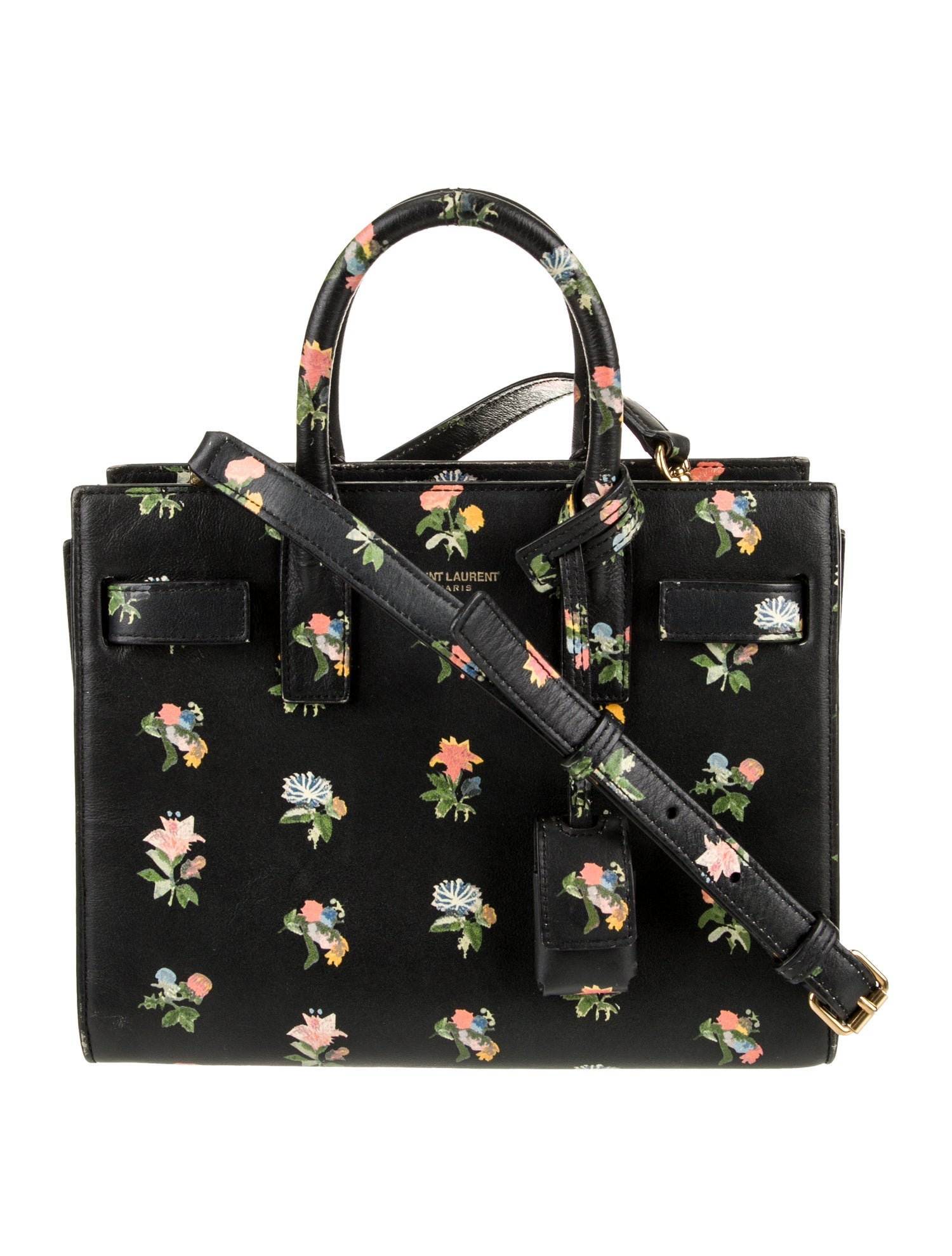 Saint Laurent Leather Sac De Jour Nano