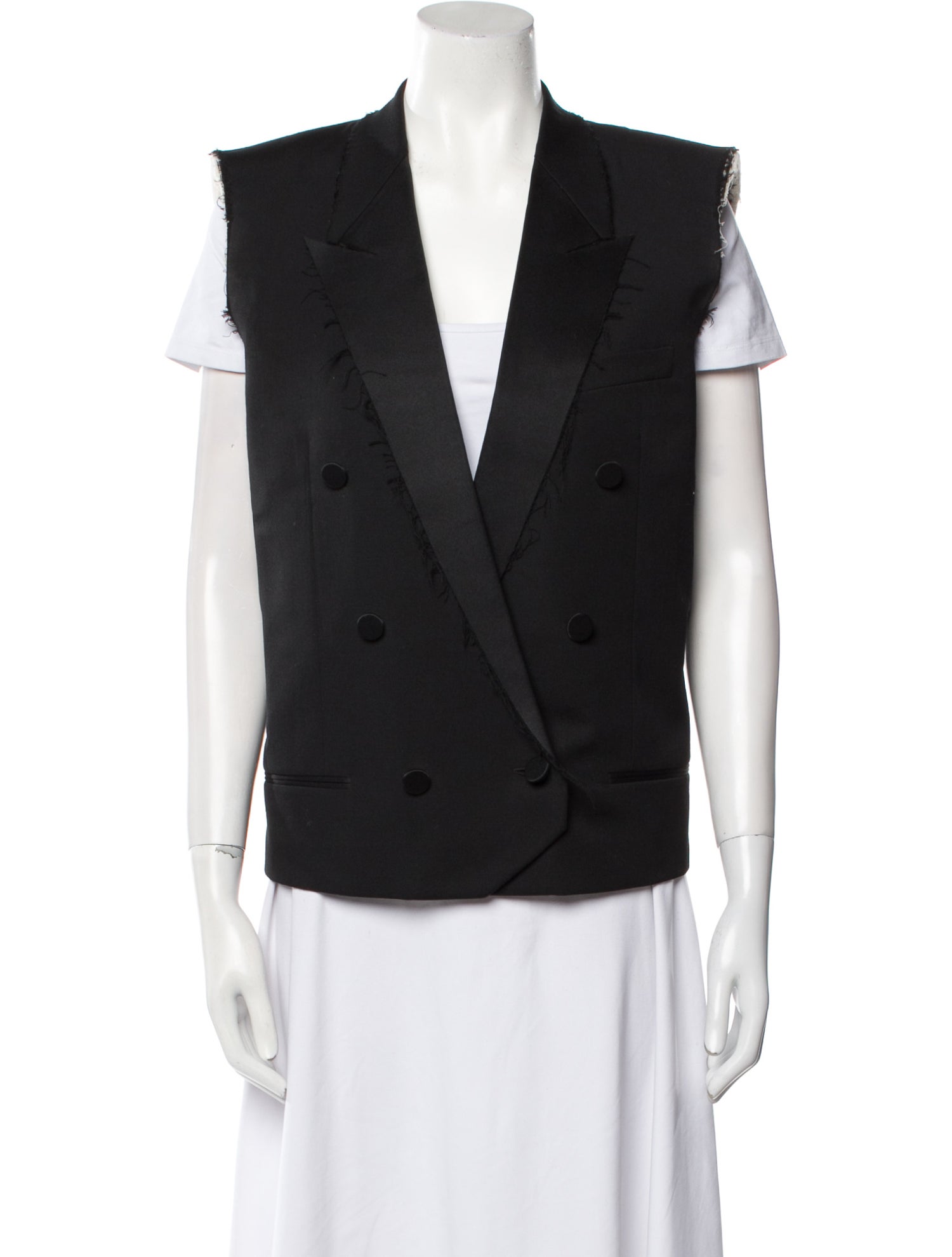 Saint Laurent Virgin Wool Vest