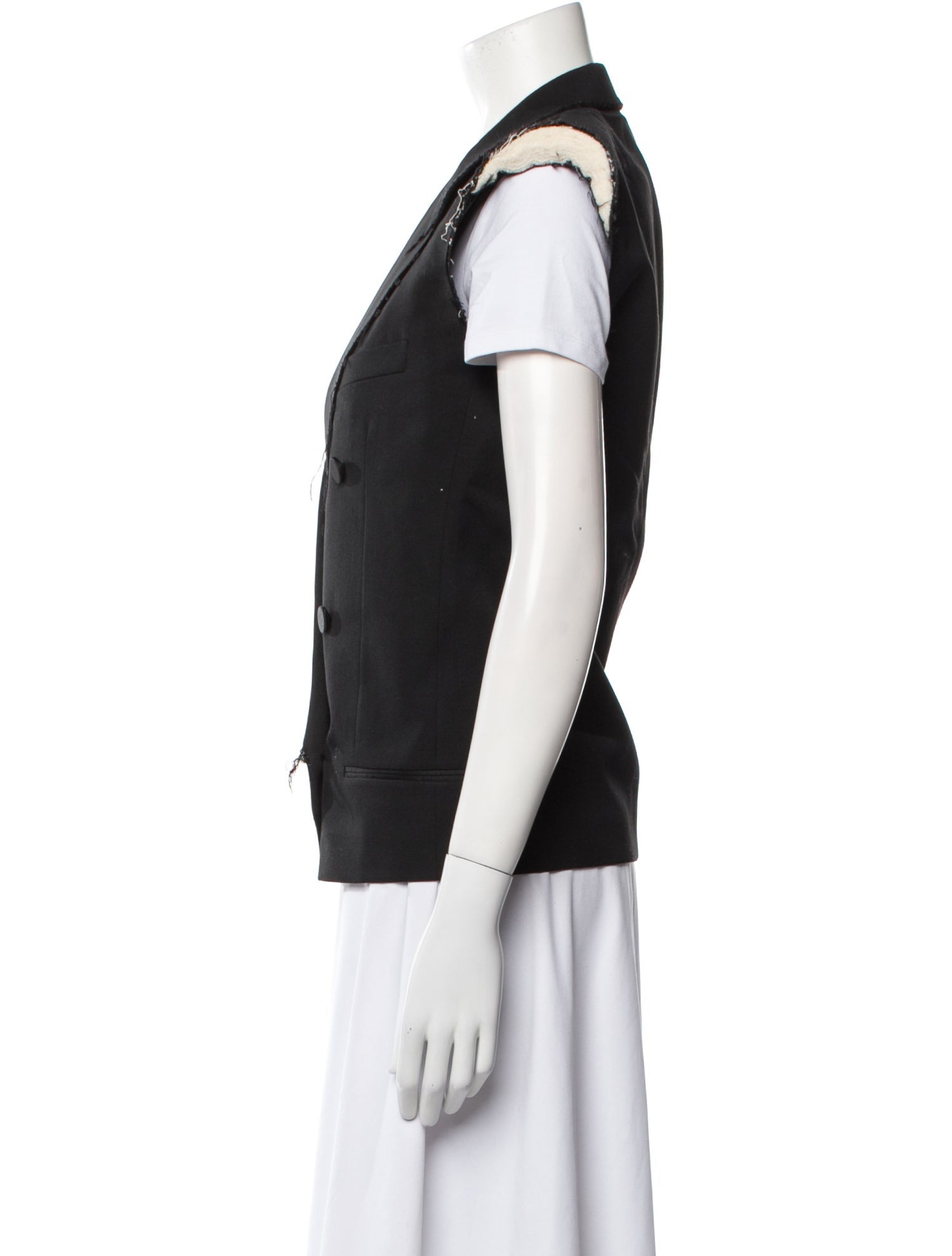 Saint Laurent Virgin Wool Vest