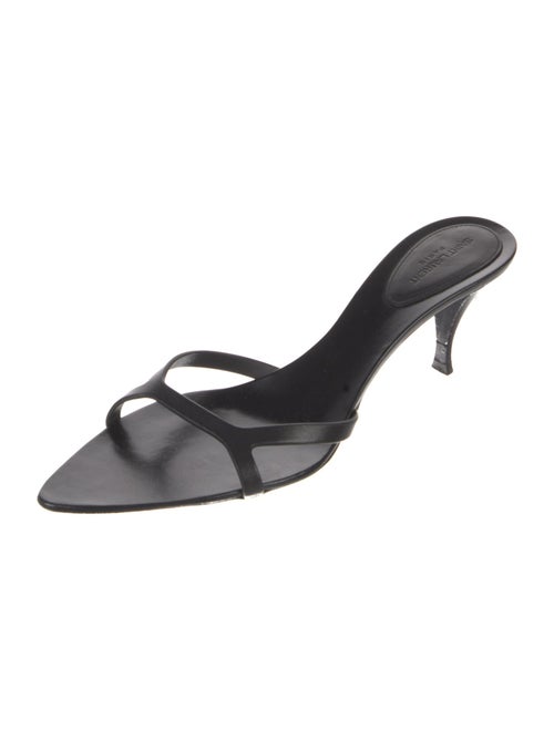 Saint Laurent Leather Slides