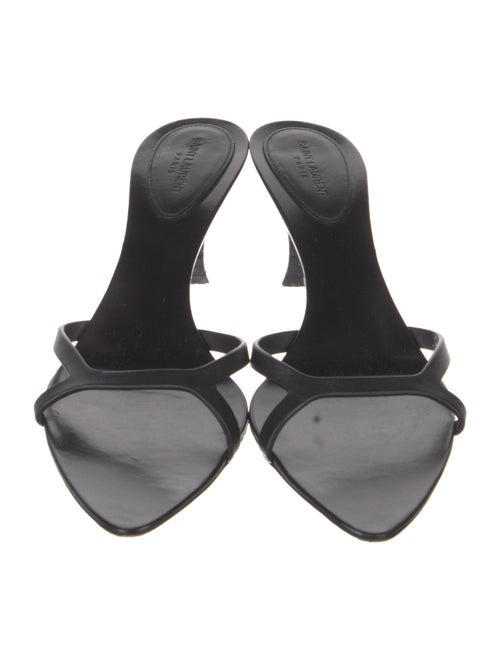 Saint Laurent Leather Slides