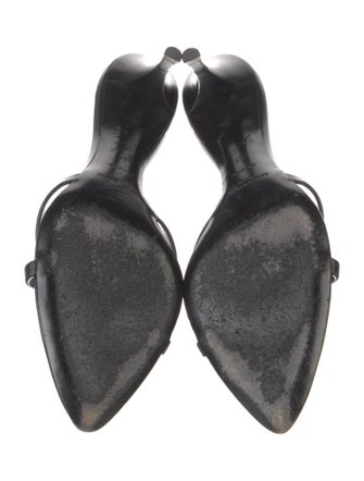 Saint Laurent Leather Slides