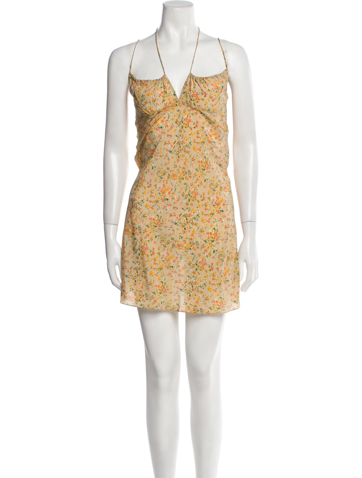 Saint Laurent Silk Mini Dress