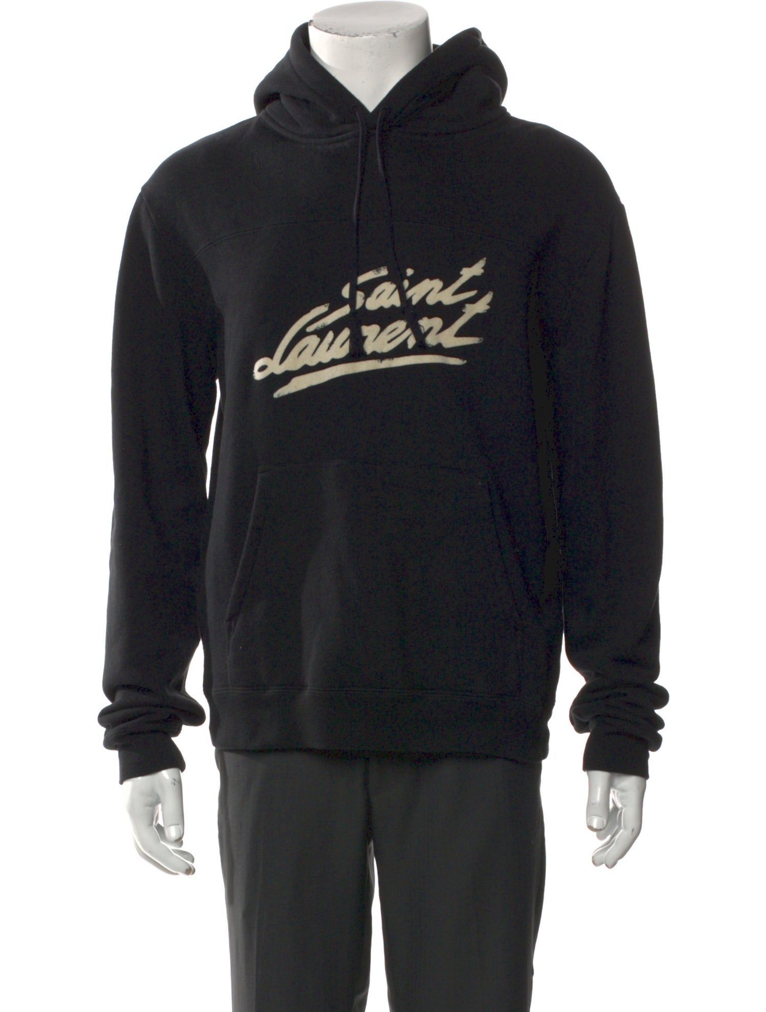 Saint Laurent 2020 Signature Logo Hoodie