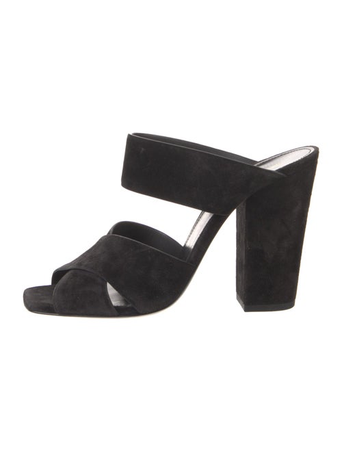 Saint Laurent Suede Slides