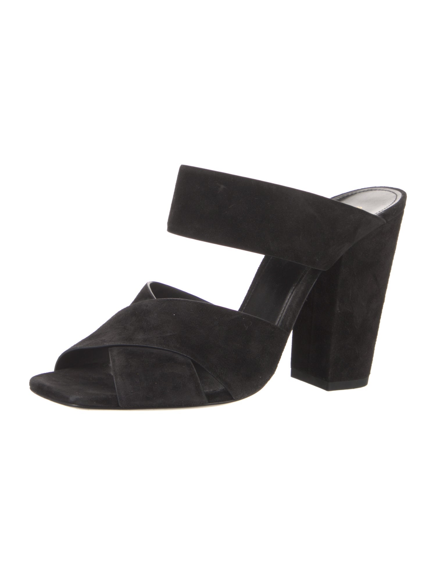 Saint Laurent Suede Slides