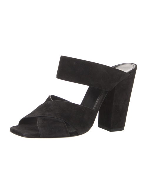 Saint Laurent Suede Slides