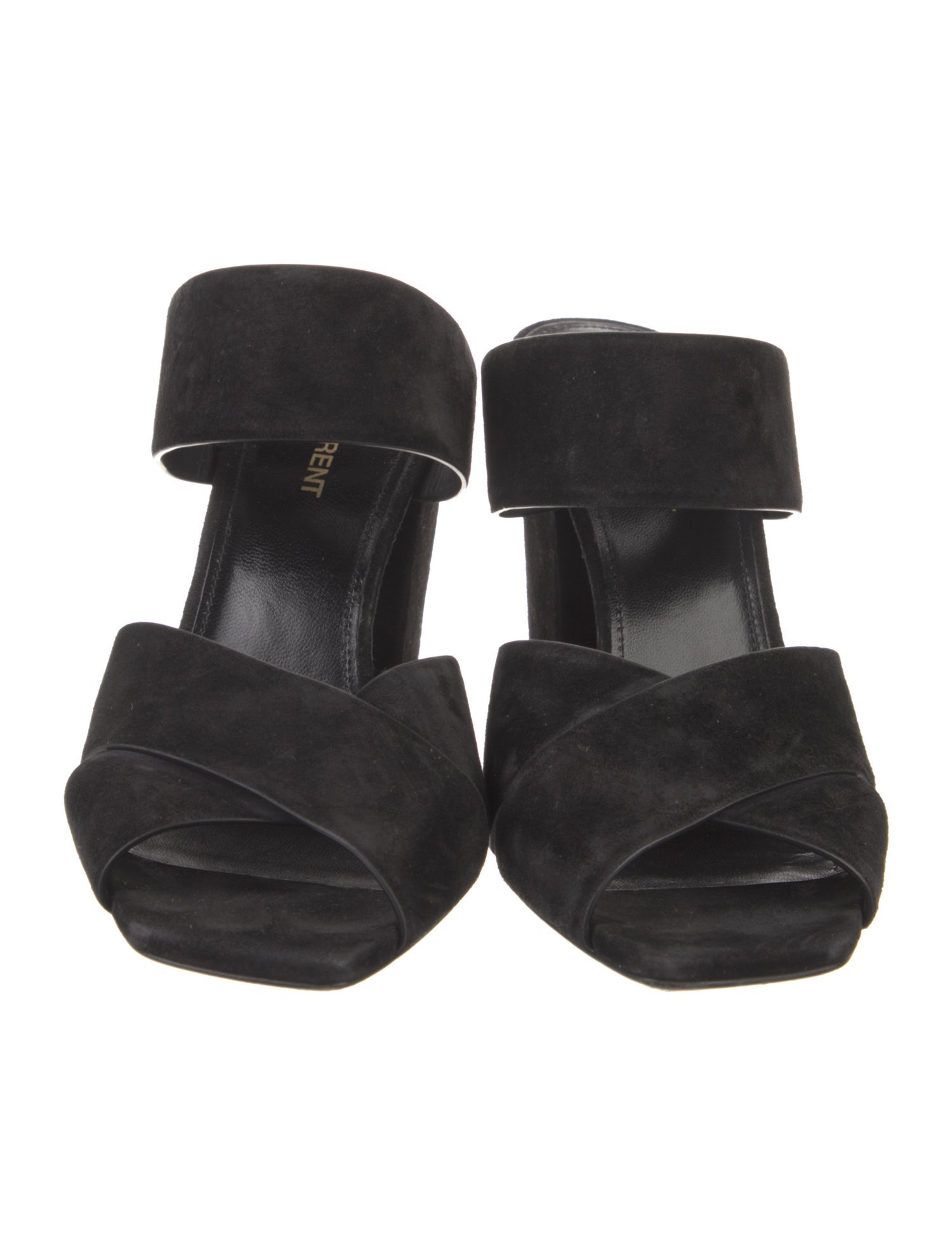 Saint Laurent Suede Slides