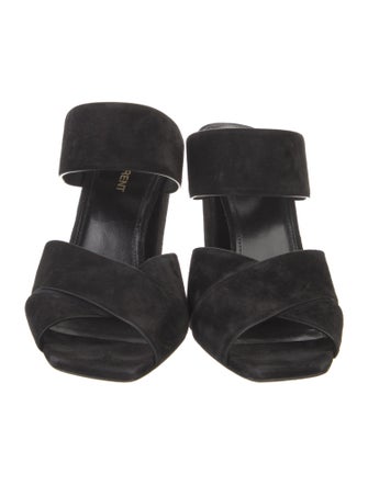 Saint Laurent Suede Slides
