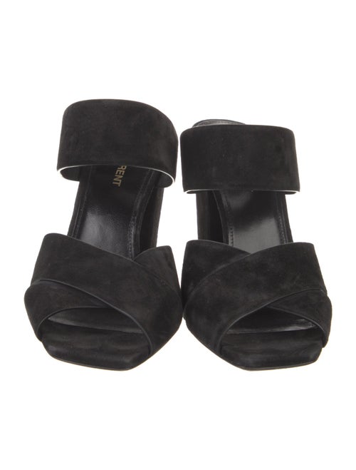 Saint Laurent Suede Slides