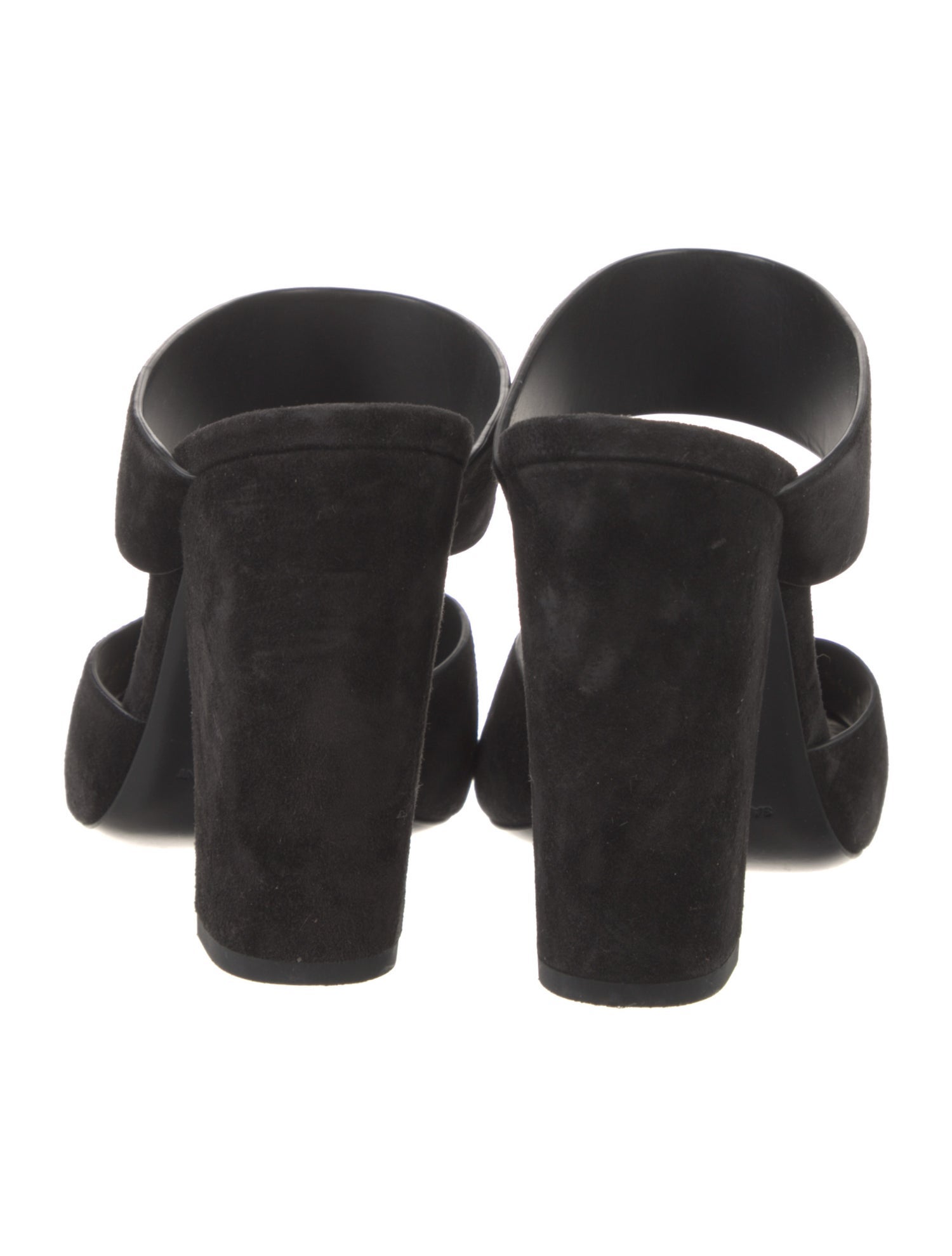 Saint Laurent Suede Slides