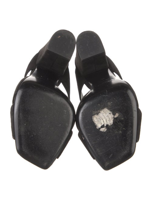Saint Laurent Suede Slides