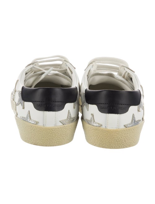 Saint Laurent Leather Printed Sneakers