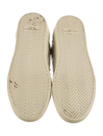 Saint Laurent Leather Printed Sneakers