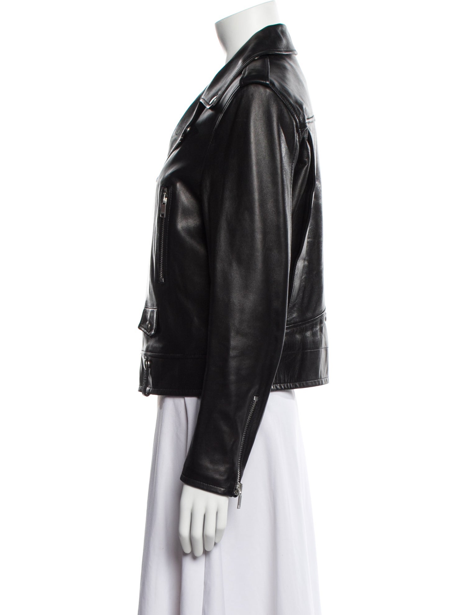 Saint Laurent Leather Biker Jacket